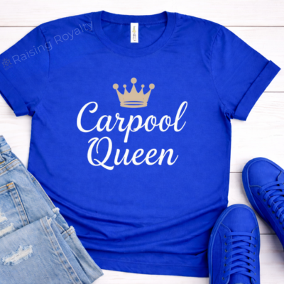 Carpool Queen T-shirt