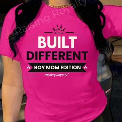 Built Different: Boy Mom Edition T-Shirt